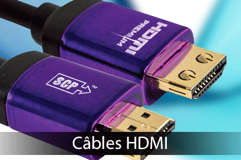C&acirc;bles HDMI